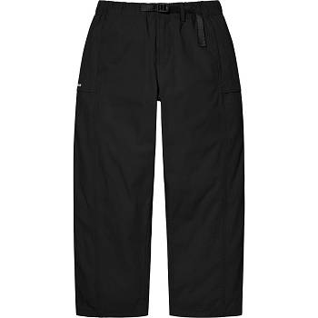 Pantalones Supreme Belted Trail Pant Negras | Supreme 214ZG